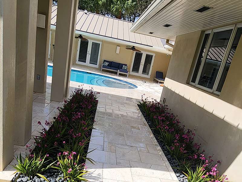 Residential home after soft washing